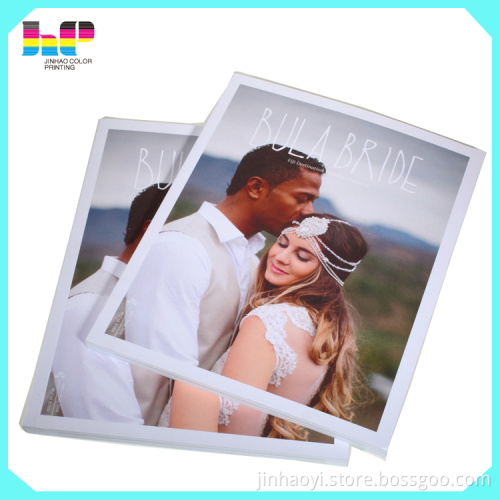 oem professional custom design wedding magazine printing